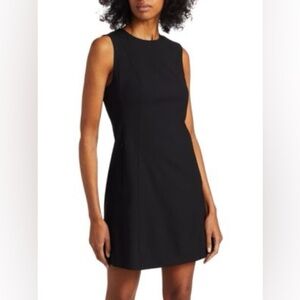 NWT Theory Helaina Virgin Wool Blend Sleeveless Classic Suit Shift Dress size 10